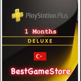 PSN Plus Deluxe 1 Months Membership - Turkey✶