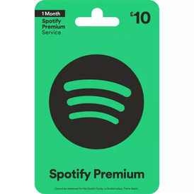 £10 Spotify 1 month Gift Card Voucher UK GBP