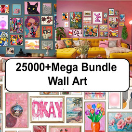 25000+ Mega Bundle Wall Art, Gallery Wall Art