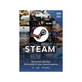 Steam Wallet ₹150 INR Gift Card (India)