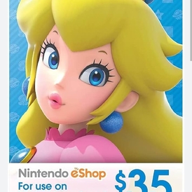 Nintendo gift card USA 35$