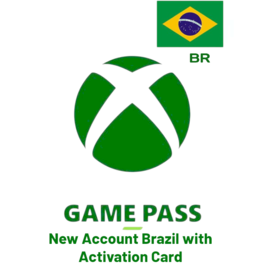 Xbox Game Pass New Account card inside BRAZIL