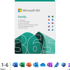 Microsoft office 365 Family KEY 15 months