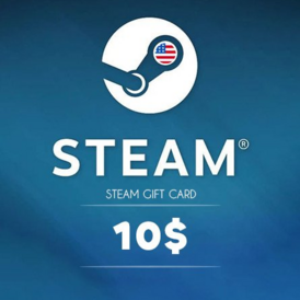 Steam Wallet 10$ USA (Stockable)