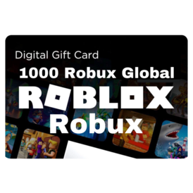 Roblox 1000 Robux Gift Card Global All Region