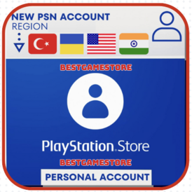 PSN New Account ⚜️ Turkey Ukraine Usa India