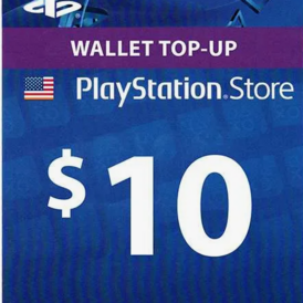 Playstation Network PSN $10 (USA) (Stockable)