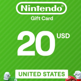 Nintendo eShop Gift Card 20$ USD USA