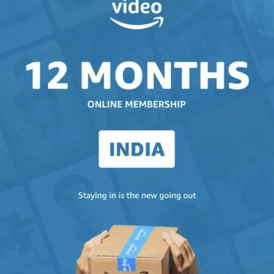 Amazon Prime Video 12 Month IN/Amazon 12M INR