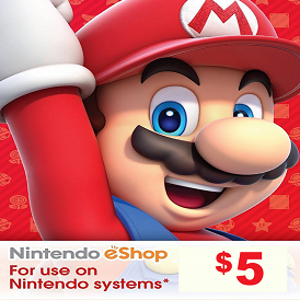 Nintendo eShop $5 USD - Storable