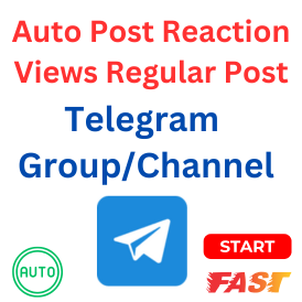 Telegram Auto Reaction Views 7 Days Package