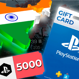 5000 INR 🇮🇳INDIA PlayStation Gift Card