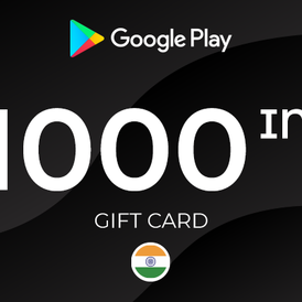 Google play card 1000 INR