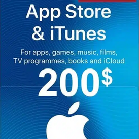 ITunes Gift Card USِA 200$ Stockable