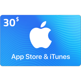 iTunes gift card ( 30$ ) USA 1 Year Stockable