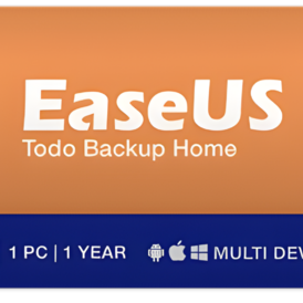 EaseUS Todo Backup Home - (1 PC 1 Year)