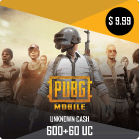 Pubg Mobile 600+Free 60 UC Global Pin