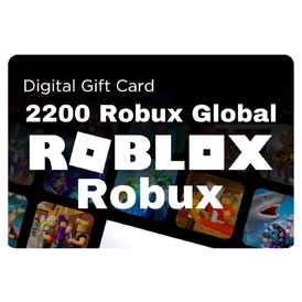 Roblox 2200 Robux Gift Card Global All Region