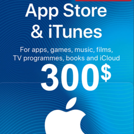 ITunes Gift Card - 300 USD - USA Version