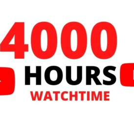 YouTube Organic 4000 Watch Hours Non Drop