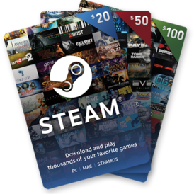 Steam Gift Card USA 20$ (STORABLE)