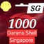 1000 SG Garena Shell - Prepaid Card Singapore