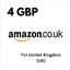 Amazon 4£ GBP UK Storable Card