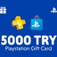 PlayStation PSN 5000 TL Gift Card- Turkey