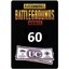 PUBG MOBILE 60 UC Stockable with Expiry Date