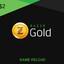 Razer Gold 2$ USD global stockable+Serial