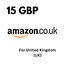 Amazon 15£ GBP UK Storable Card