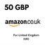 Amazon 50 GBP UK Storable Card