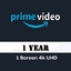 ✅ 1 Year | Amazon Prime | 1 Screen