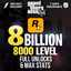 [Rockstar PC] 7.9 BILLION CASH $ + 350 LEVEL