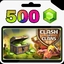 Clash OF Clans 500 Gems (LOGIN INFO REQUIRE)