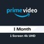 ✅ 1 month | Amazon Prime | 1 Screen