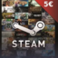 Steam Wallet Gift Card 5 EUR (EURO)