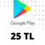 Google Play 25 TL