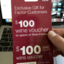 Wine Insiders wine voucher $100