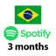 Spotify Brazil - 3 Months Code brl(Stockable)