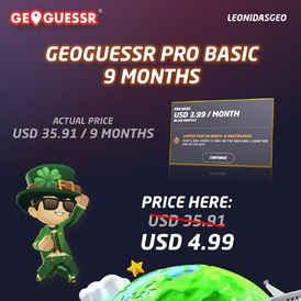 GeoGuessr Pro Basic | 9 Months Subscription