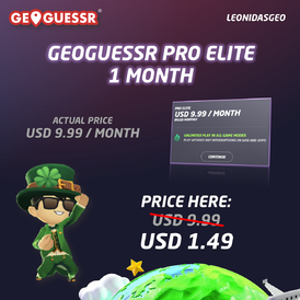 GeoGuessr Pro Elite | 1 Month Subscription