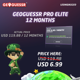 GeoGuessr Pro Elite | 12 Months Subscription