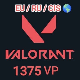 VALORANT 1375 VP [ EU/RU/CIS] 🌎