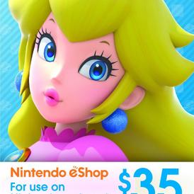 Nintendo eShop Gift Card 35$ USD (Stockable)