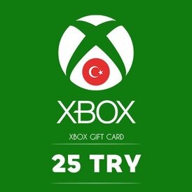 Xbox 25 TL Gift Card TRY Turkey