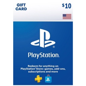 PlayStation PSN 10$ USD (Stockable)