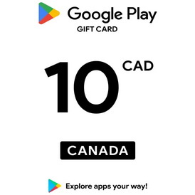 Google Play Gift Card 10 CAD CANADA