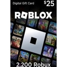 Roblox Global 2200 Robux gift card 25$ USD