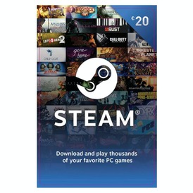 Steam Wallet 20 € - 20 Euro STOCKABLE